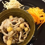 うさぎとひよこ豆のイタリアンソテー